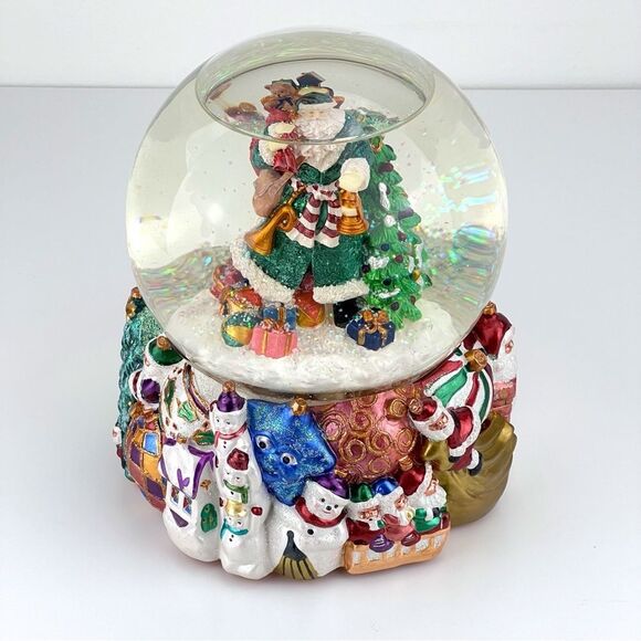 Vintage Christopher Radko Santa Ltd Ed‎ Snow Globe Musical - Picture 1 of 11